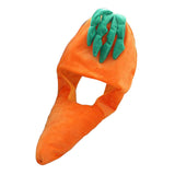 Maxbell Soft Carrot Hat Party Hats Stuffed Toy Headdress Cartoon Cosplay Headwear