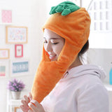 Maxbell Soft Carrot Hat Party Hats Stuffed Toy Headdress Cartoon Cosplay Headwear