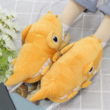 Maxbell Cute Plush Cartoon Dinosaur Shoes Bedroom Slippers Novelty Design Delicate