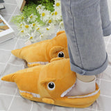 Maxbell Cute Plush Cartoon Dinosaur Shoes Bedroom Slippers Novelty Design Delicate