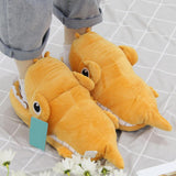 Maxbell Cute Plush Cartoon Dinosaur Shoes Bedroom Slippers Novelty Design Delicate