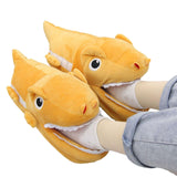 Maxbell Cute Plush Cartoon Dinosaur Shoes Bedroom Slippers Novelty Design Delicate