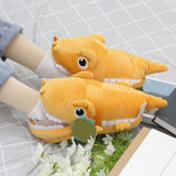 Maxbell Cute Plush Cartoon Dinosaur Shoes Bedroom Slippers Novelty Design Delicate