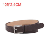 Maxbell Fashion Skinny Dress Belts Adjustable Belts for Pants Blouse Skirt Coffee