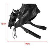 Maxbell Body Chest Harness Armlet Fancy Dress Gothic Steampunk Shoulder Shrug Armors Glossy Finish