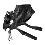 Maxbell Body Chest Harness Armlet Fancy Dress Gothic Steampunk Shoulder Shrug Armors Glossy Finish