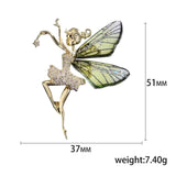 Maxbell Women Brooch Pin angels fashions Style Decorative for Ladies Jacket Shawl