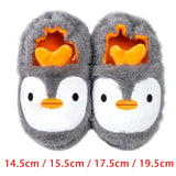 Maxbell Animal Plush Slippers Everyday Slippers Kids Penguin Slippers for Bedroom 14.5cm