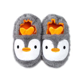 Maxbell Animal Plush Slippers Everyday Slippers Kids Penguin Slippers for Bedroom 14.5cm