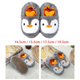 Maxbell Animal Plush Slippers Everyday Slippers Kids Penguin Slippers for Bedroom 14.5cm