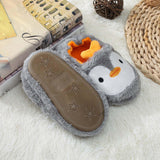 Maxbell Animal Plush Slippers Everyday Slippers Kids Penguin Slippers for Bedroom 14.5cm