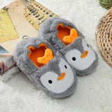 Maxbell Animal Plush Slippers Everyday Slippers Kids Penguin Slippers for Bedroom 14.5cm