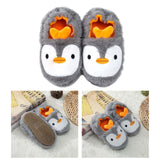 Maxbell Animal Plush Slippers Everyday Slippers Kids Penguin Slippers for Bedroom 14.5cm