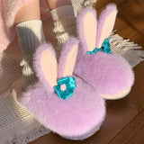 Maxbell Cute Animal Women's Winter Slippers Warm House Slippers Home Shoes Non Slip 38-39