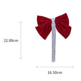 Maxbell Bowknot Fringe Hair Clip Styling Headdress for Valentine'S Day Anniversary Red