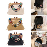 Maxbell Ladies Chain Bag Tote Classic Wallet Fashion Soft for Business Travel Work White