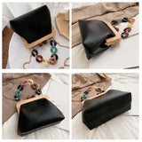 Maxbell Ladies Chain Bag Tote Classic Wallet Fashion Soft for Business Travel Work Black