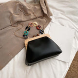 Maxbell Ladies Chain Bag Tote Classic Wallet Fashion Soft for Business Travel Work Black