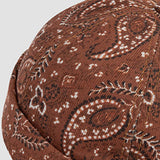 Maxbell Unisex Brimless Hat Embroidery Adjustable chic for Worker Docker Sailor Brown