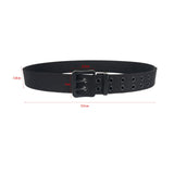 Maxbell Lightweight Nylon Belt Clothing Accessories Wear Resistant for Club Work Black