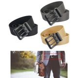 Maxbell Lightweight Nylon Belt Clothing Accessories Wear Resistant for Club Work Black