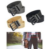 Maxbell Lightweight Nylon Belt Clothing Accessories Wear Resistant for Club Work Black