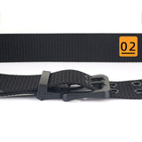 Maxbell Lightweight Nylon Belt Clothing Accessories Wear Resistant for Club Work Black