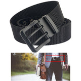 Maxbell Lightweight Nylon Belt Clothing Accessories Wear Resistant for Club Work Black