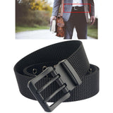 Maxbell Lightweight Nylon Belt Clothing Accessories Wear Resistant for Club Work Black