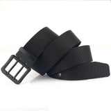 Maxbell Lightweight Nylon Belt Clothing Accessories Wear Resistant for Club Work Black
