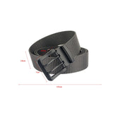 Maxbell Lightweight Nylon Belt Clothing Accessories Wear Resistant for Club Work Dark Grey