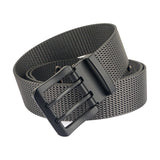 Maxbell Lightweight Nylon Belt Clothing Accessories Wear Resistant for Club Work Dark Grey