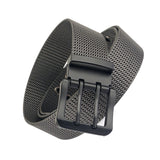 Maxbell Lightweight Nylon Belt Clothing Accessories Wear Resistant for Club Work Dark Grey