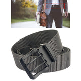 Maxbell Lightweight Nylon Belt Clothing Accessories Wear Resistant for Club Work Dark Grey