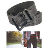 Maxbell Lightweight Nylon Belt Clothing Accessories Wear Resistant for Club Work Dark Grey
