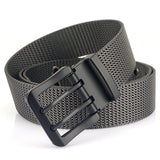 Maxbell Lightweight Nylon Belt Clothing Accessories Wear Resistant for Club Work Dark Grey