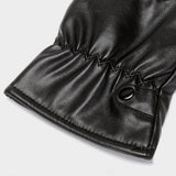 Maxbell Waterproof Winter Gloves PU Leathe Outdoor Riding Gloves Windproof Elegant