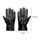 Maxbell Waterproof Winter Gloves PU Leathe Outdoor Riding Gloves Windproof Elegant
