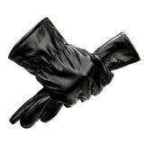 Maxbell Waterproof Winter Gloves PU Leathe Outdoor Riding Gloves Windproof Elegant