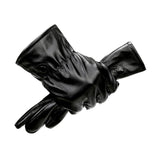 Maxbell Waterproof Winter Gloves PU Leathe Outdoor Riding Gloves Windproof Elegant