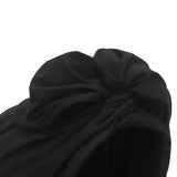 Maxbell Woman Head Turban Hat Head Wrap Soft Breathable Accessory Multifunction Black