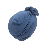 Maxbell Woman Head Turban Hat Head Wrap Soft Breathable Accessory Multifunction Blue