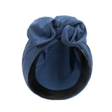 Maxbell Woman Head Turban Hat Head Wrap Soft Breathable Accessory Multifunction Blue