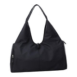 Maxbell Woman Shoulder Handbag Tote Large Capacity Storage Bag Lightweight Black