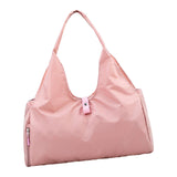 Maxbell Woman Shoulder Handbag Tote Large Capacity Storage Bag Lightweight Pink