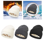 Maxbell Women Winter Beanie Lightweight Autumn Warm Hat for Climbing Outdoor Camping White