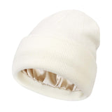 Maxbell Women Winter Beanie Lightweight Autumn Warm Hat for Climbing Outdoor Camping White