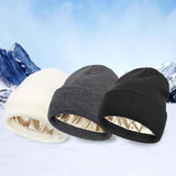 Maxbell Women Winter Beanie Lightweight Autumn Warm Hat for Climbing Outdoor Camping White