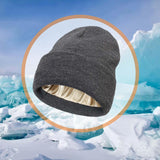 Maxbell Women Winter Beanie Lightweight Autumn Warm Hat for Climbing Outdoor Camping Gray