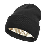 Maxbell Women Winter Beanie Lightweight Autumn Warm Hat for Climbing Outdoor Camping Black